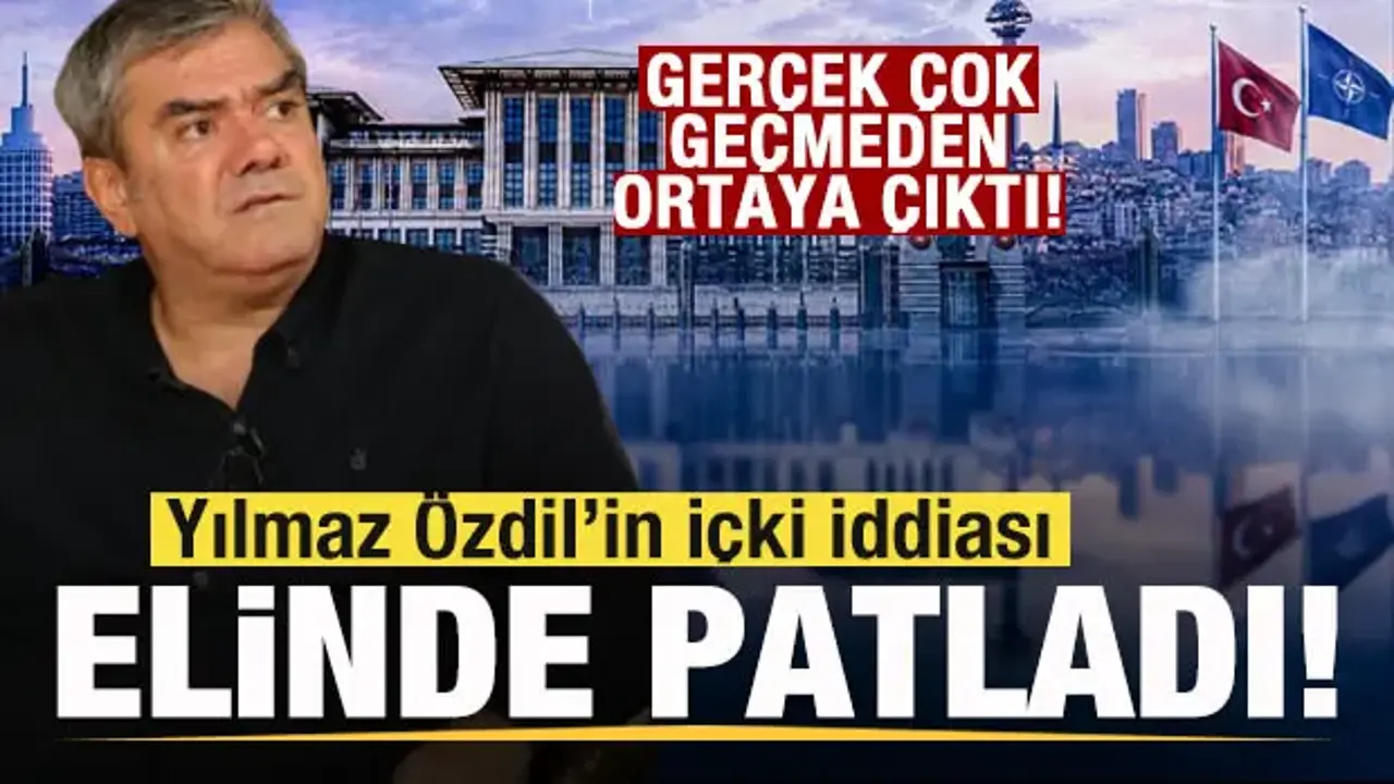 Yılmaz Özdil'in NATO yemeğinde 'içki' iddiası elinde patladı! Gerçek ortaya çıktı!