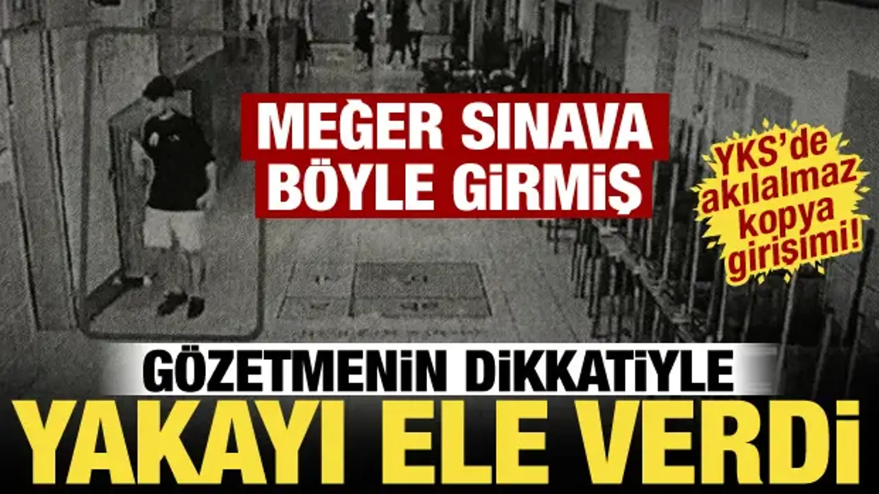 YKS'de şaşkına çeviren olay! Cep telefonuyla girdi, soruları yapay zekaya sordu