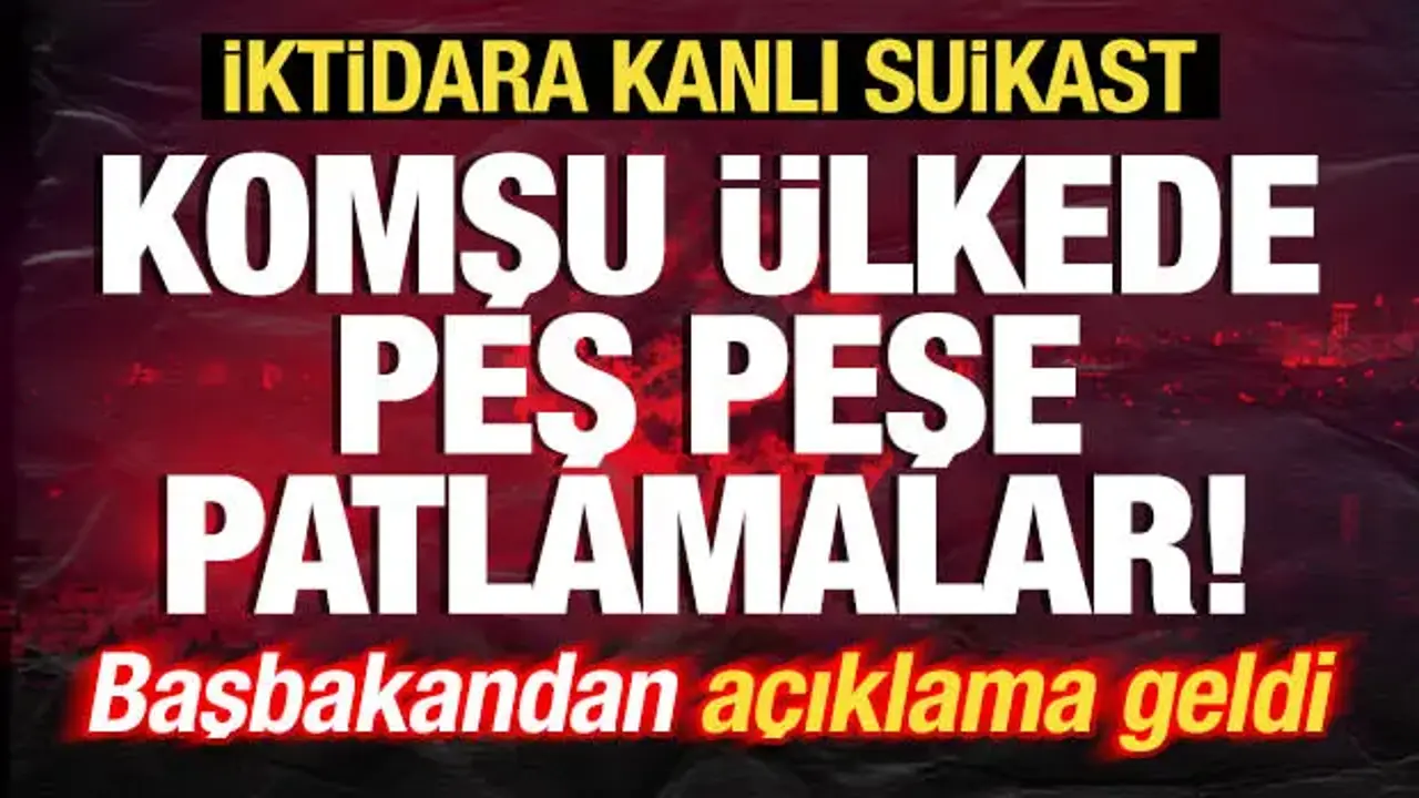 Yunanistan'da peş peşe patlamalar! İktidara kanlı suikast! Başbakandan açıklama geldi