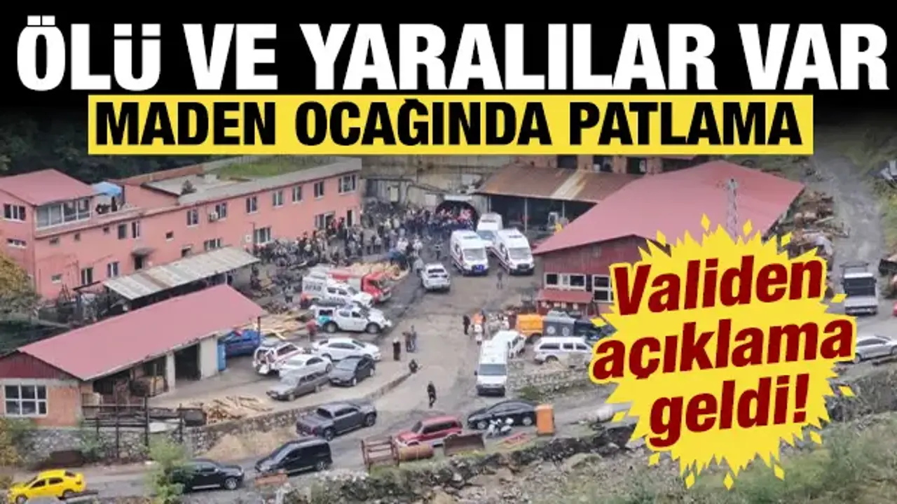 Zonguldak'ta maden ocağında patlama: Ölü ve yaralılar var!